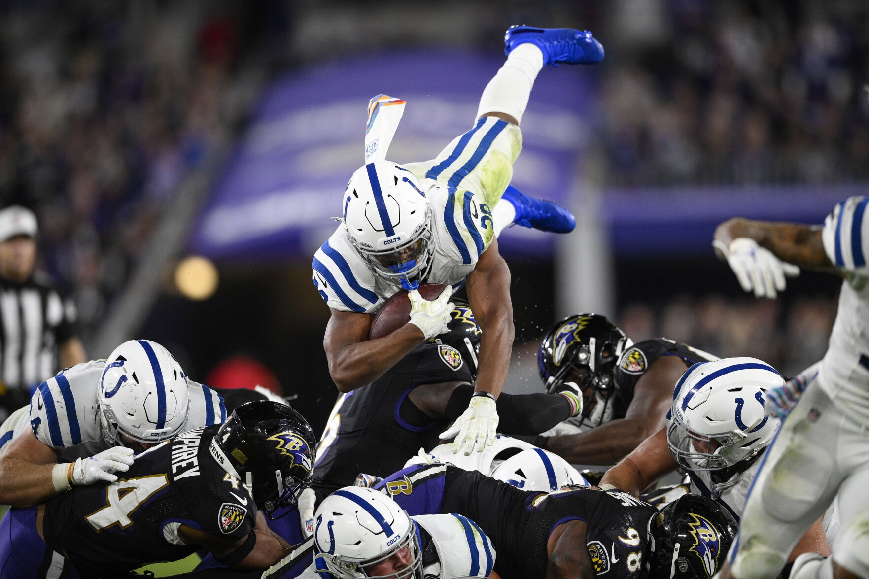 APTOPIX Colts Ravens Football